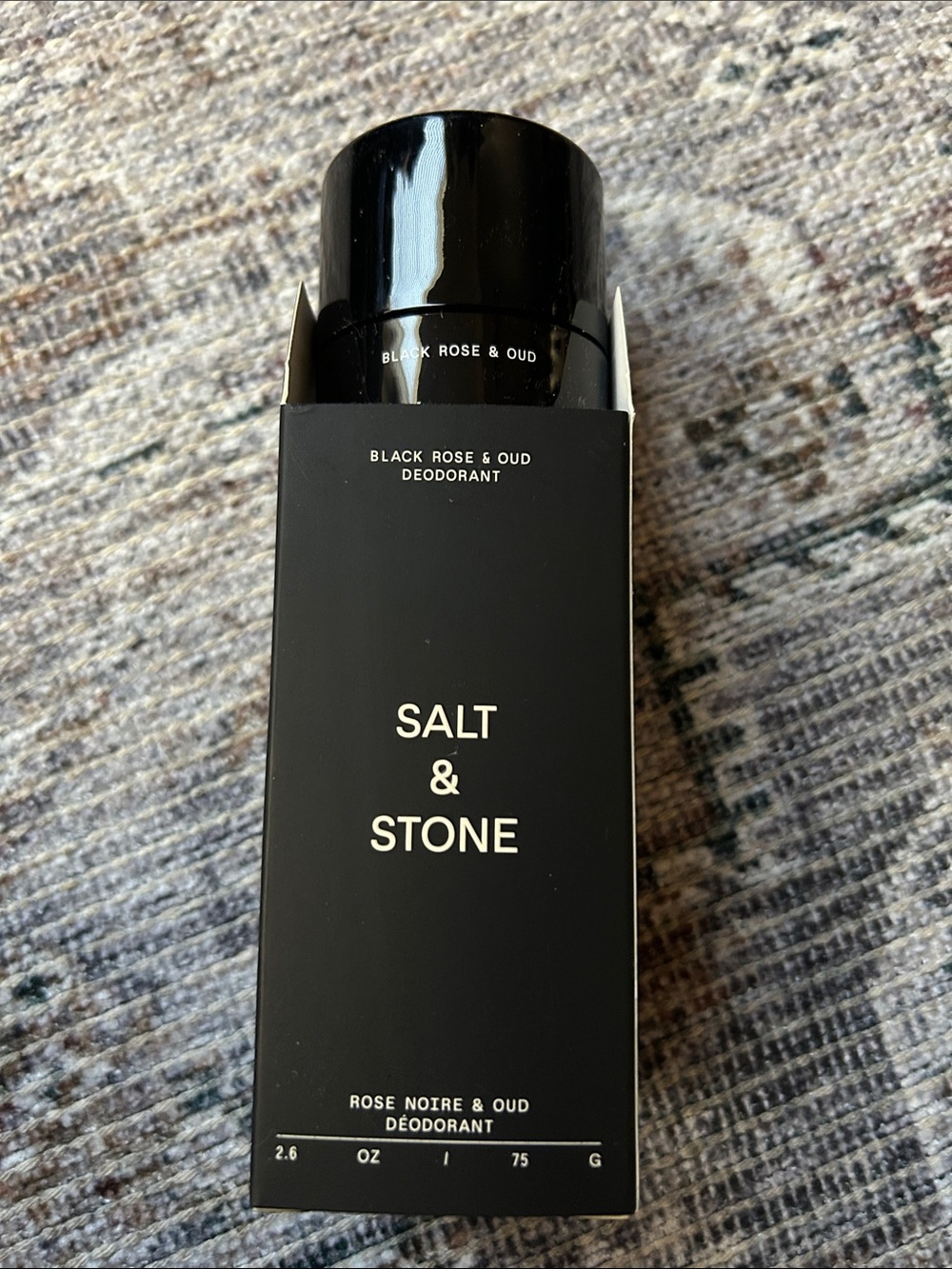 NIB! Salt & Stone Black Rose & Oud Deodorant Unisex - Picture 3 of 8